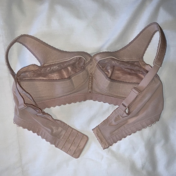 Glamorize Beige Bra Wide Padded Straps (36B) NWOT - Picture 5 of 5